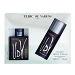 Ficha técnica e caractérísticas do produto Udv For Men Eau de Toilette Ulric de Varens - Kit de Perfume Masculino + Desodorante 1 Kit