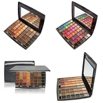Ficha técnica e caractérísticas do produto Últimas Moda 48 cores da sombra metálica Matte Cosmetic Dish Make-up Set Eyeshadow