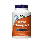 Ficha técnica e caractérísticas do produto Ultra Omega 3 (180 Sotgels) - Now Foods - 500 Epa - 250 Dha