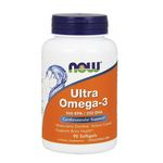 Ficha técnica e caractérísticas do produto Ultra Omega 3 (90 Sotgels) - Now Foods - 500 Epa - 250 Dha