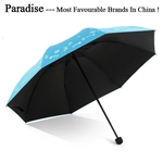 Ficha técnica e caractérísticas do produto Umbrella For Women Travel Black Anti-UV Fashion Windproof Umbrella Rain Men Waterproof Sun Parasol Fashion Girl And Boy Gift
