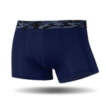 Ficha técnica e caractérísticas do produto Underwear Homens Boxers Silk Ice cuecas respirável cor sólida U-convexo Médio cintura L- 4XL
