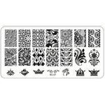 Ficha técnica e caractérísticas do produto Unhas Estampagem Chapas Flower Lace Pattern Prego Stencils Placa Stamp Art Imagem Modelo