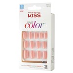 Ficha técnica e caractérísticas do produto Unhas First Kiss Ny Salon Color Curto Sweet Girl