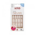Unhas First Kiss Ny Salon Naturals Quadrado Médio Ksn02