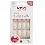 Ficha técnica e caractérísticas do produto Unhas First Kiss NY Salon Naturals Stiletto Longo KSN06