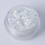 Ficha técnica e caractérísticas do produto Unhas Glitter Powder Sequins Shinning Flakes unhas 3d DIY Charme Poeira cor misturada