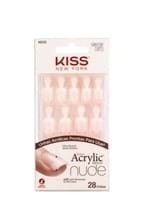 Ficha técnica e caractérísticas do produto Unhas Postiças Acrylic Nude - Breathtalking Kiss NY KAN01BR