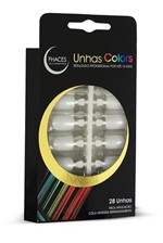Ficha técnica e caractérísticas do produto Unhas Postiças Colors (28 Unidades) - Pérola (4806) - Fhaces