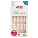 Ficha técnica e caractérísticas do produto Unhas Postiças Kiss New York Natural Com 28 Unhas Quadradas