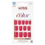 Ficha técnica e caractérísticas do produto Unhas Postiças Kiss New York Salon Color Angel