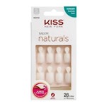 Ficha técnica e caractérísticas do produto Unhas Salon Naturals Quadrado Curto Ksn03br Kiss Ny
