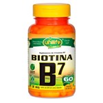 Ficha técnica e caractérísticas do produto Unilife Vitamina B7 Biotina 500mg 60 Caps