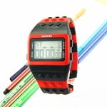 Ficha técnica e caractérísticas do produto Unisex Colorful Digital Wrist Watch