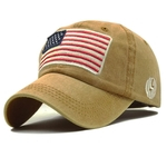 Ficha técnica e caractérísticas do produto SUM Baseball cap Unisex Estilo Vintage Flags Design Boné de beisebol Casual respirável Sun Proteção Hat