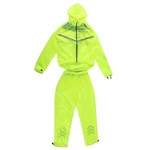 Ficha técnica e caractérísticas do produto Unisex Outdoor Windproof Waterproof Rainwear Suits Cycling Sport Rain Coat Pant