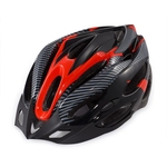 Ficha técnica e caractérísticas do produto LOS Unisex Red Preto Ciclismo Equitação Helmet Universal não integrados Molding Helmet
