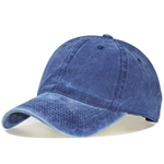 Ficha técnica e caractérísticas do produto Unisex Vintage Washed Cap Baseball de algodão Sun ajustável Hat Esportes Suprimentos ao ar livre