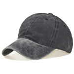 Ficha técnica e caractérísticas do produto Niceday Unisex Vintage Washed Cap Baseball de algodão Sun ajustável Hat