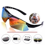 Ficha técnica e caractérísticas do produto Niceday Unissex Esportes Ciclismo Sunglasses executando Vidros com 5 lentes intercambiáveis
