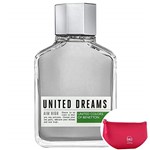 United Dreams Aim High Benetton Eau de Toilette - Perfume Masculino 200ml+Necessaire Pink