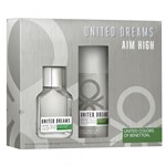 Ficha técnica e caractérísticas do produto United Dreams Aim High Benetton - Masculino - Eau de Toilette - Perfume + Desodorante