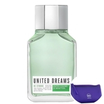 Ficha técnica e caractérísticas do produto United Dreams Be Strong Benetton EDT - Perfume Masculino 200ml+Beleza na Web Roxo - Nécessaire