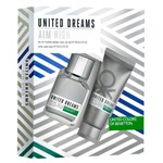 Ficha técnica e caractérísticas do produto United Dreams Benetton Aim High Kit - Eau de Toilette + Loção Pós-Barba