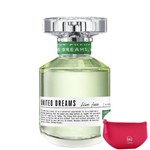 Ficha técnica e caractérísticas do produto United Dreams Live Free Benetton EDT - Perfume Feminino 50ml+Beleza na Web Pink - Nécessaire