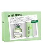 Ficha técnica e caractérísticas do produto United Dreams Live Free Benetton - Feminino - Eau de Toilette - Perfume + Desodorante