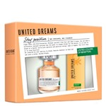 Ficha técnica e caractérísticas do produto United Dreams Stay Positive Benetton - Feminino - Eau de Toilette - Perfume + Desodorante