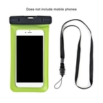 Ficha técnica e caractérísticas do produto Universal Luminous Strap Waterproof Clipe PVC Mobile Phone Bag