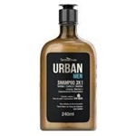 Ficha técnica e caractérísticas do produto Urban Men Shampoo 3 em 1 240ml - Farmaervas