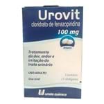 Ficha técnica e caractérísticas do produto Urovit 100mg 25 Comprimidos