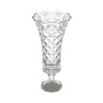 Ficha técnica e caractérísticas do produto Vaso 33,5cm de Cristal com Pé Diamond Lyor - L3823
