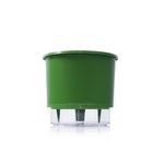 Ficha técnica e caractérísticas do produto Vaso Auto Irrigável Verde Escuro Rainbow Tamanho 2 Liso