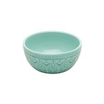 Ficha técnica e caractérísticas do produto Vaso Cachepô de Cerâmica Bowl Embossed Verde - Urban