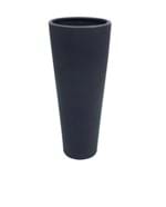 Ficha técnica e caractérísticas do produto Vaso Ceramica 12 Cm Cinza Escuro