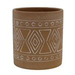 Vaso Cerâmica Terracota 9 Cm Maya Barro