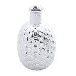 Ficha técnica e caractérísticas do produto Vaso de Cerâmica 20,5cm Abacaxi Prestige - Prata