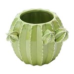 Ficha técnica e caractérísticas do produto Vaso de Cerâmica 10cm Cactos Prestige - Verde