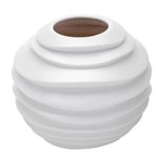 Ficha técnica e caractérísticas do produto Vaso de Cerâmica 15cm Hive Prestige - Branco