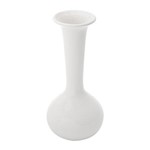Ficha técnica e caractérísticas do produto Vaso de Cerâmica Branco 18,5cm Trumpet Prestige