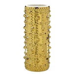 Ficha técnica e caractérísticas do produto Vaso de Ceramica Cacto Dourado 32Cm Espressione