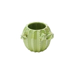 Ficha técnica e caractérísticas do produto Vaso De Cerâmica Cactos Verde 12x9,5cm