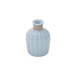 Ficha técnica e caractérísticas do produto Vaso de Cerâmica com Acabamento em Vidro Celo - F9-30249 - Azul