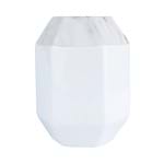 Ficha técnica e caractérísticas do produto Vaso de Cerâmica Hexagonal Marble On Top Urban Branco/Cinza