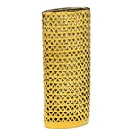Ficha técnica e caractérísticas do produto Vaso de Ceramica Reale Dourado 39Cm Espressione