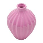 Ficha técnica e caractérísticas do produto Vaso de Cerâmica Rosa 12cm Treasure Prestige