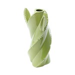 Ficha técnica e caractérísticas do produto Vaso de Ceramica Tipo Cactos 10x10x24,5cm Verde